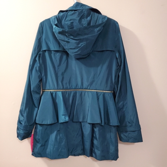 Betsey Johnson - Teal 2 in 1 Convertible Jacket - Size M  (NWT) - Picture 12 of 16